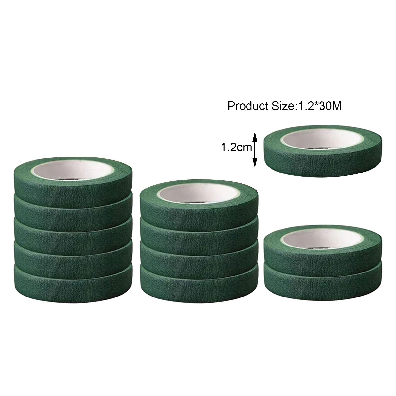 Floral Tape Green - 12 rolos de fitas florais, fitas