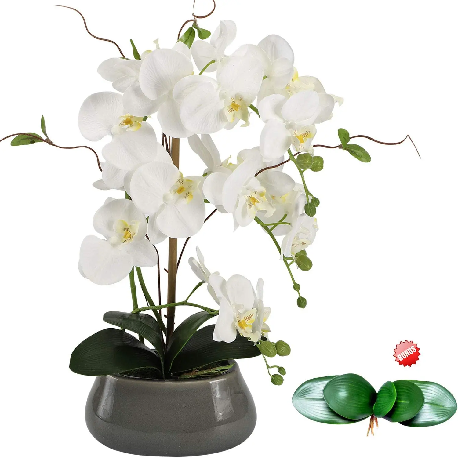 Florist Supply Vases - Orquídea Artificial Flores Centrais Para Sala