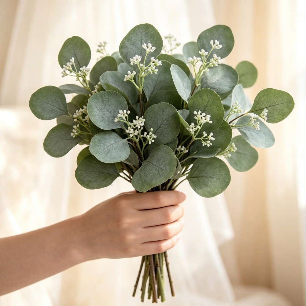 1/3 Peças de Ramos de Eucalipt - Florist Supply Bulk avaliação e preço