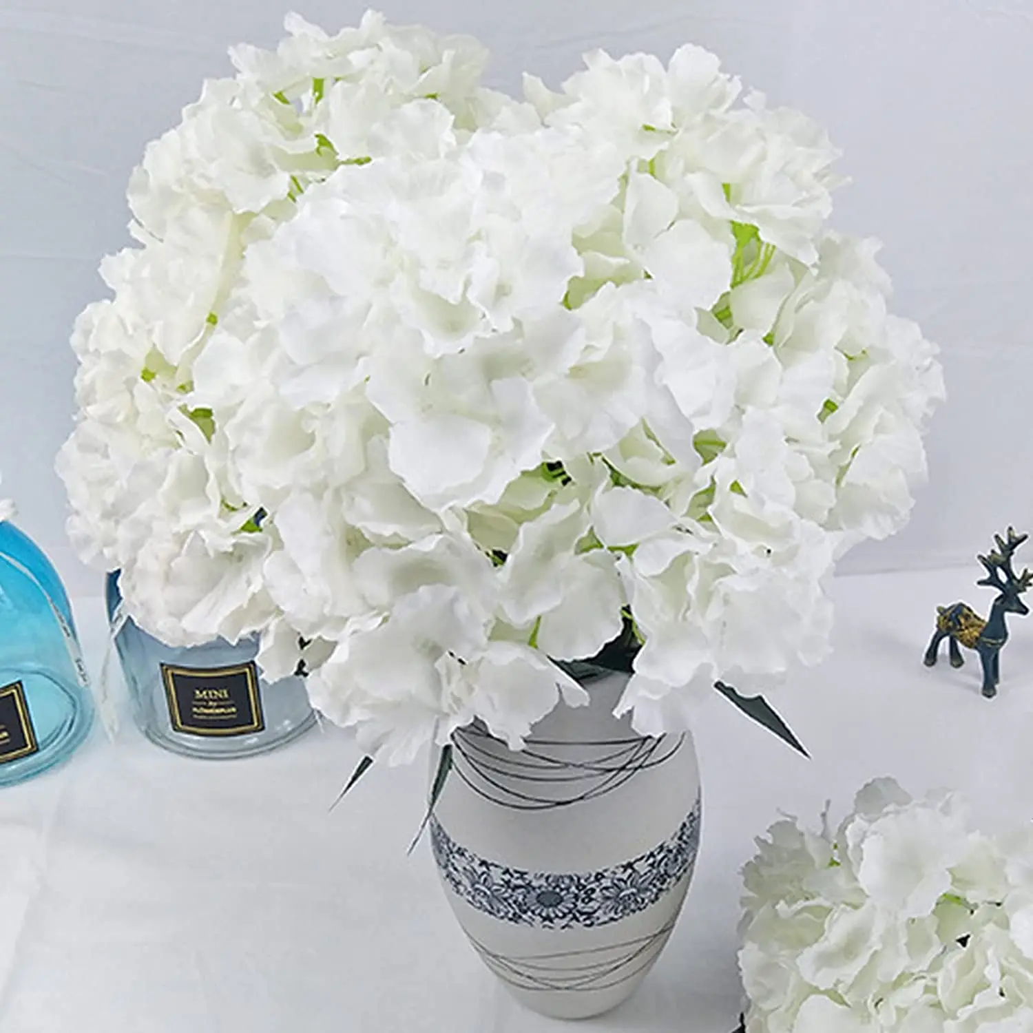 Cabeças de Hortênsias de Seda  - Florist Supply Bulk avaliação e preço