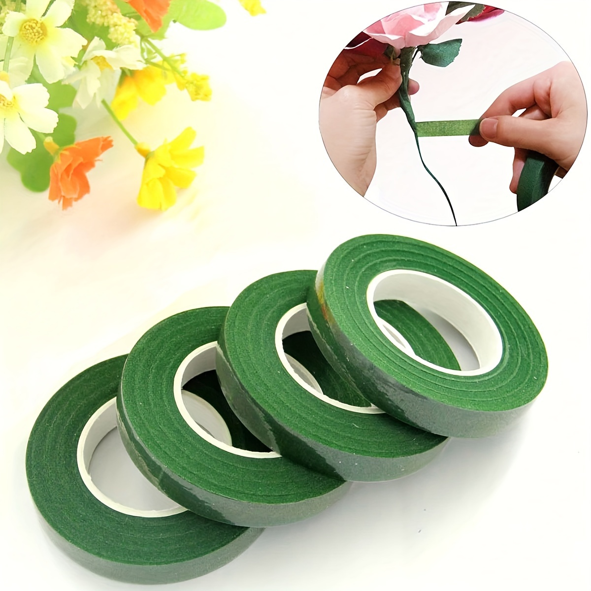 Fita de papel verde floral, fi - Floral Tape Green avaliação e preço