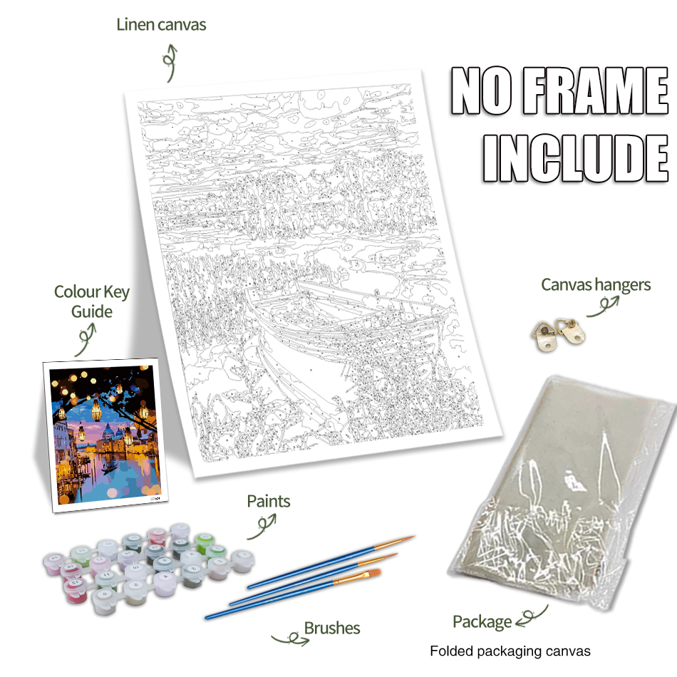 Gatyztory diy pintura por núme - Florist Supply Vases avaliação e preço